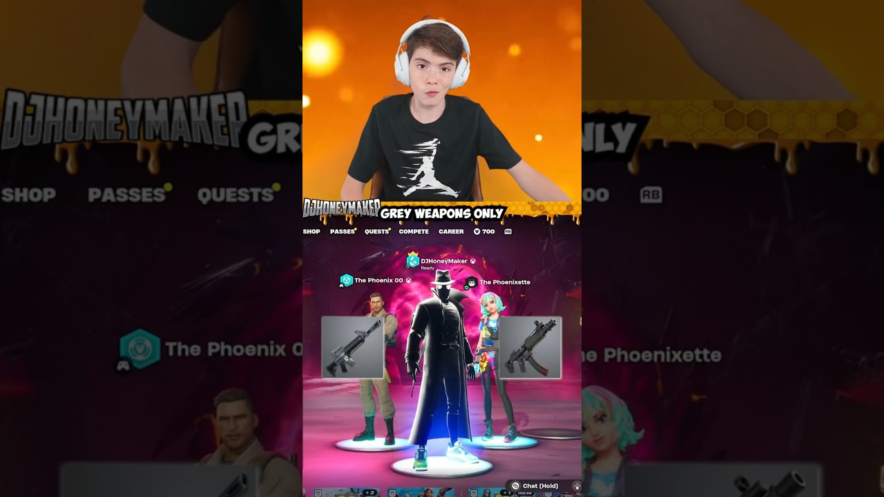 Grey Loot ONLY Challenge In Fortnite with Spider-Man Noir!