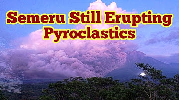 Semeru Volcano Still Erupting Pyroclastics/ Indonesia, Java, Pacific Ring Of Fire