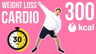 [30 min] Burn 300 kcal weight loss cardio! 滝汗有酸素運動で正月太りを一気に解消！