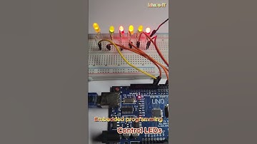 Embedded programming Control LEDs
