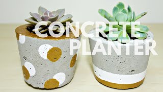 手作水泥盆栽with 多肉植物, Concrete Planter | 安妮手作吧！