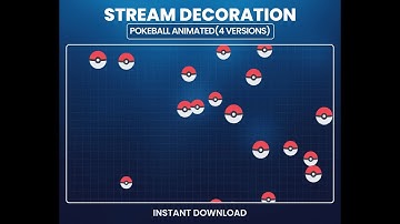 Pokemon Ball Stream Overlay – Animated Twitch Overlay for OBS & Streamlabs