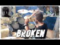 The Devil Wears Prada- Broken- Drum Cover