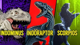 Full All Hybrid AND Mutant Dinosaurs in Jurassic World EXPLAINED Update