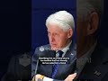 Bill Clinton responds to question about whether he believes Jeffrey Epstein committed suicide