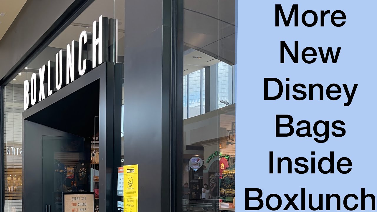 Disney Bags inside Boxlunch YouTube