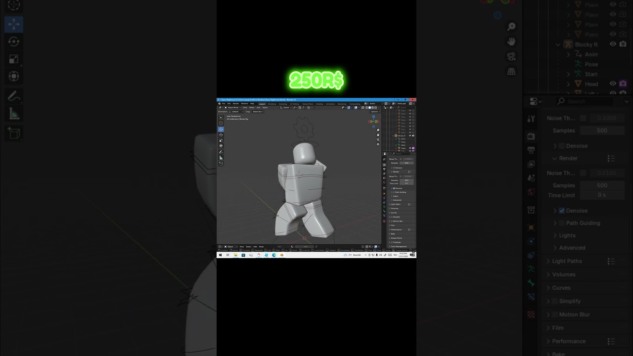 Skyez´s Official Nightmare pose rig || Roblox bedwars