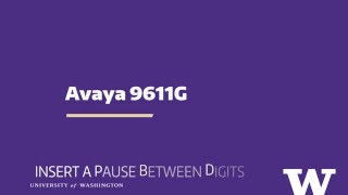 06-Insert a Pause, into a Saved Contact (9611G)