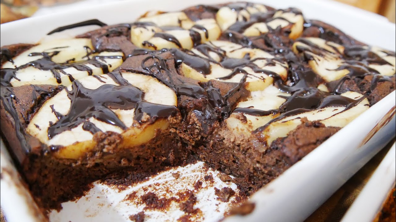 كيك شوكولاتة صحي 100٪ بدون دقيق ولا سكر ولا زبدة! 😍كيك بالفول السوداني