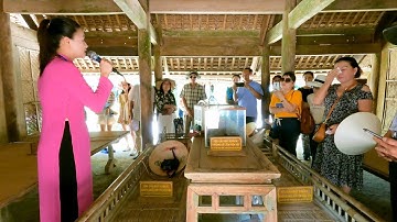 Cảm động nghe HDV thuyết minh về quê ngoại Bác Hồ