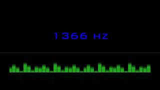 ⒽⓏ| 1366 hz Pure Tone Frequency| NO Music , For Meditation, Testing. Black Screen