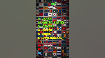 Only 1% Can Name All These World Flags! 🧠🔥