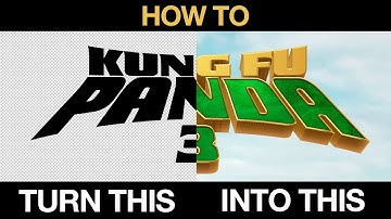 Cartoon 3D text Effect Photoshop - Photoshop PSD Template