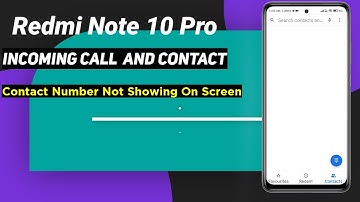 Redmi Note 10 Pro Incoming call not showing on Screen problem | Redmi Note 10 Pro calling Problem