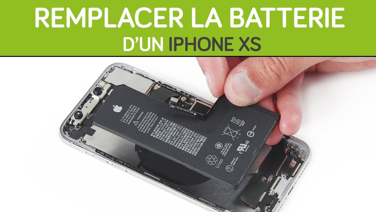 Changer sa batterie iPhone XS, by SOSav 