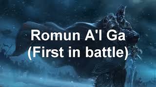 World of Warcraft Arthas My Son Lyrics