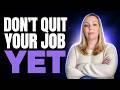 I quit my job to build my business. Here's what nobody told me.