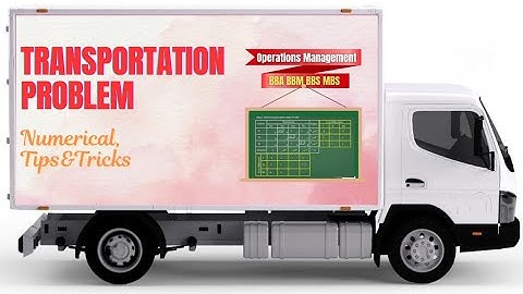 Transportation Numerical Problems | Operations Management | BBA 5th | Sorry Gurudev