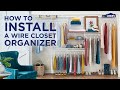 How To Install a Wire Closet Organizer