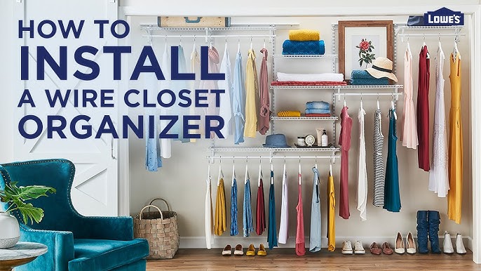 How to Install Wood Closet Organizers 