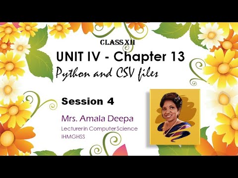 Computer Science-Class XII-Chapter13-Session4