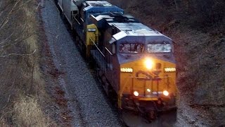 CSX 5206 West Near Burlington on 12-6-2014