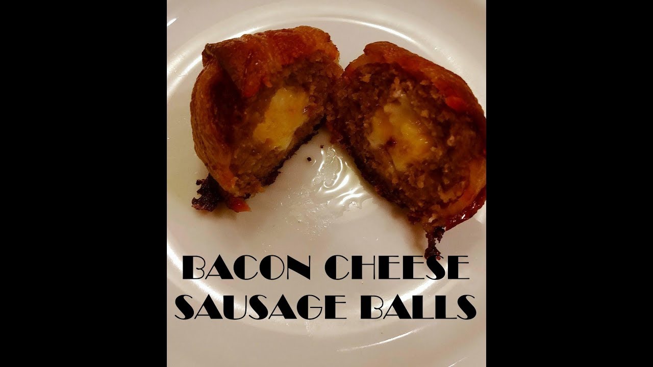 BACON CHEESE SAUSAGE BALLS RECIPE Keto in a Flash! YouTube