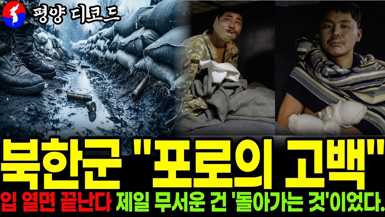 북으로 돌아갈까 봐 떨었다… 북한군 포로의 고백 | 탈북감동사연