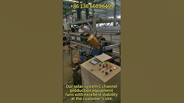 C Channel C Purlin Roll Forming Machine #rollformingmachine #purlinrollformingmachine