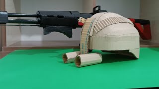 How to make a military helmet from cardboard