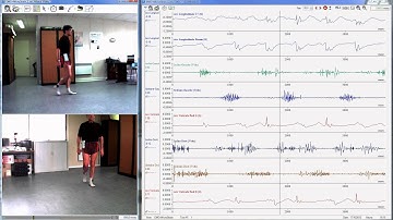 Gait analysis with EMG and MicroStrain accelerometers data captured by Ivan