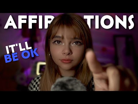 ASMR l Affirmations To Fall Asleep (Dark, Soft Brushing, Affirmations, Zen Music)
