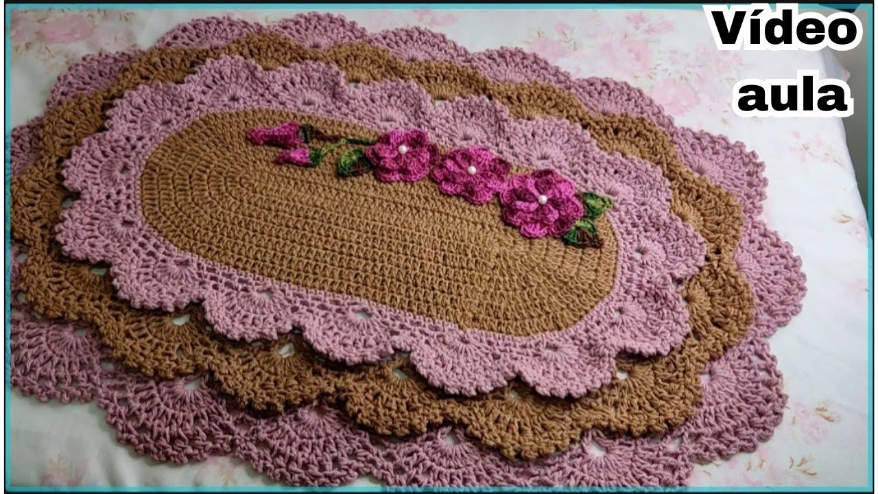 VÍDEO AULA tapete rendado Martha