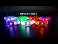 Switch On And Music Activated LED Light Flashing Bracelet Wristband For Event Party