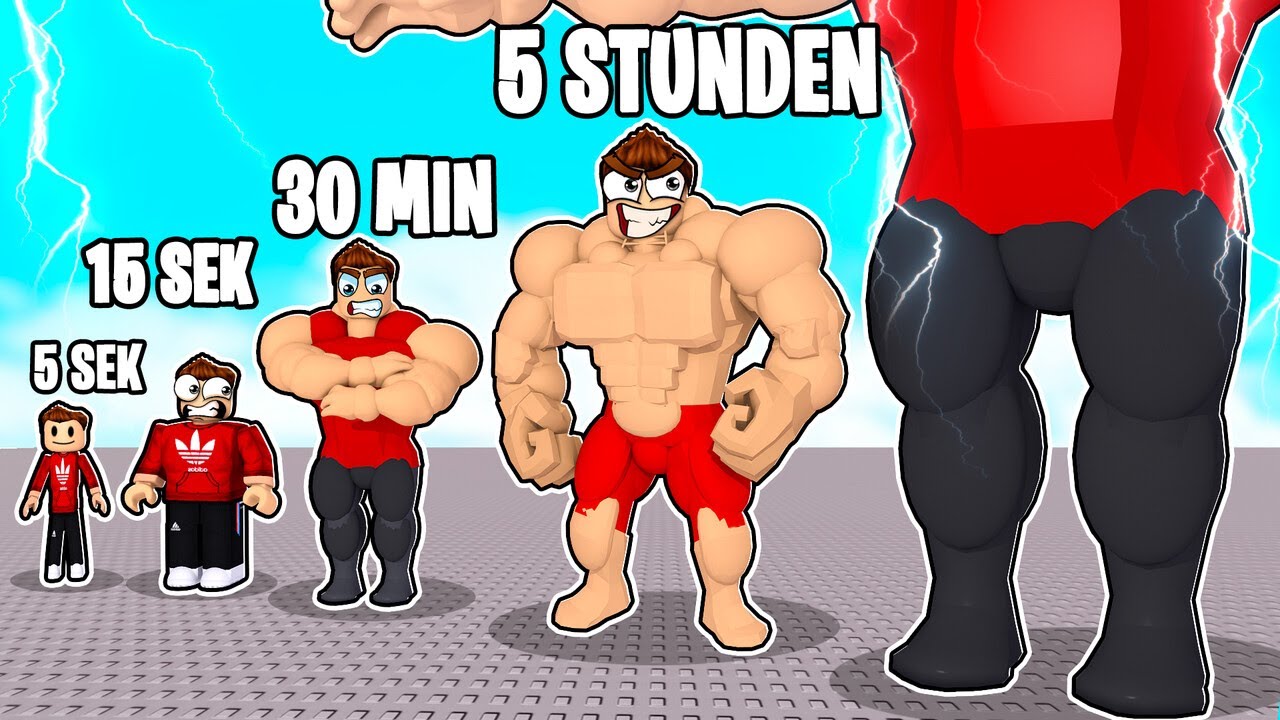 JEDE SEKUNDE +1 LEBEN, GRÖßE & SPRUNG!! (Roblox)