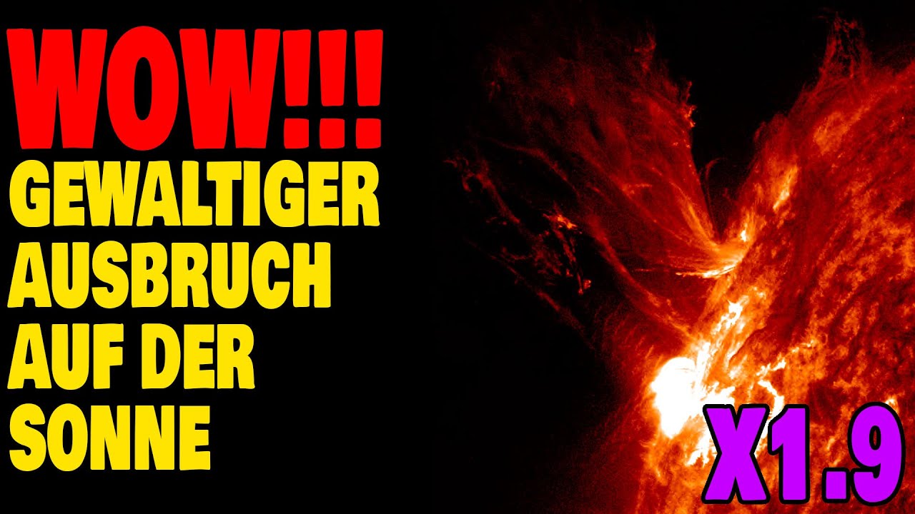 Gewaltiger Ausbruch auf der Sonne