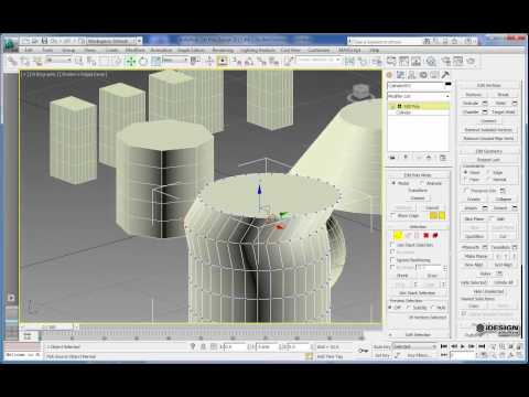 Manipulating and working with SubObjects in 3ds Max Design