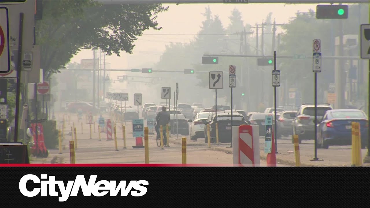 Heightened health risk with heat wave and wildfire smoke - YouTube