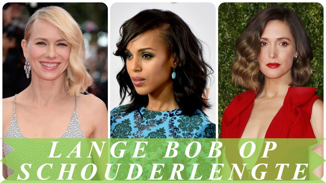 Mooie kapsels schouderlang haar 2018