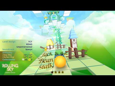 【Rolling Sky Community Edition】Jack and the Beanstalk (4*) - Sprout, sprout o beans, grow tall!