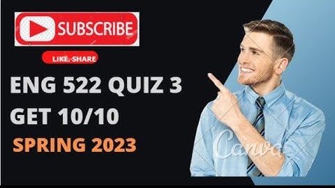 ENG 522 Quiz 3| Applied Linguistics (Eng 522) Quiz 3| Solved quiz2023