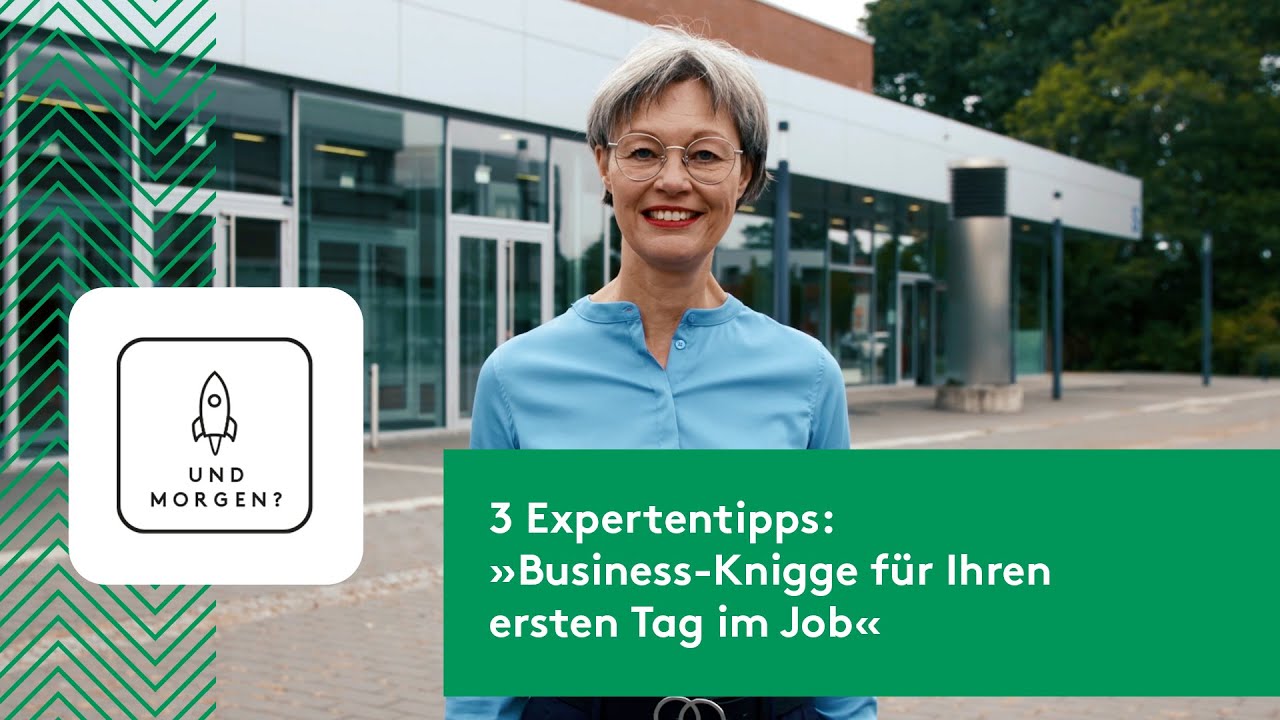 3 Expertentipps: Business-Knigge für ihren ersten Tag im Job mit Susanne Lührmann