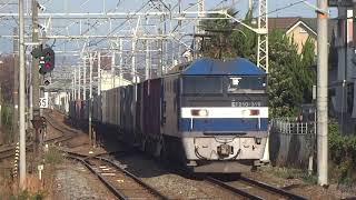EF210-319牽引貨物列車 土山駅通過
