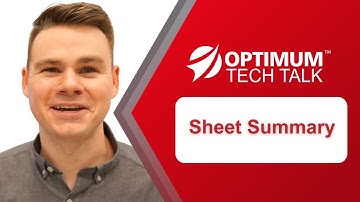 Smartsheet - Sheet Summary Tech Talk