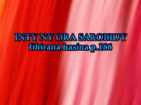 Inty Ny Ora Sarobidy Karaoke