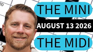 Learning some foreign language words - NYT Mini and Midi for August 13