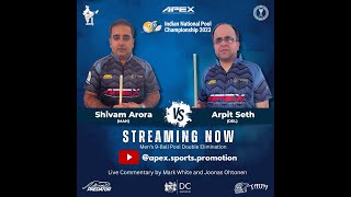 Shivam Arora vs Arpit Seth 9 Ball Men Indian National Pool Championship screenshot 5