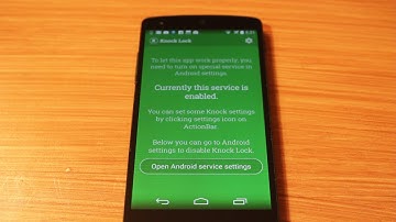 LG Knock Lock [Double Tap to Sleep] any Android Device