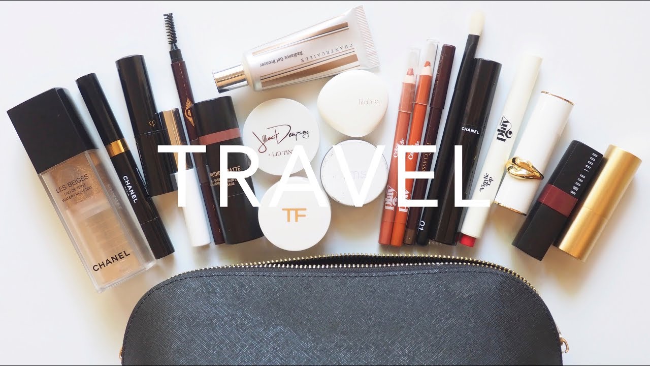 Travel Makeup Bag  Packing For Two Months Away 