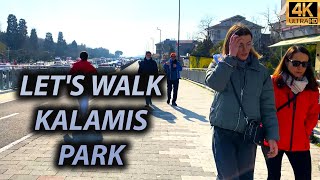 Istanbul Park Tour - Kalamis Park Luxury District In Kadikoy - 4K U 60Fps